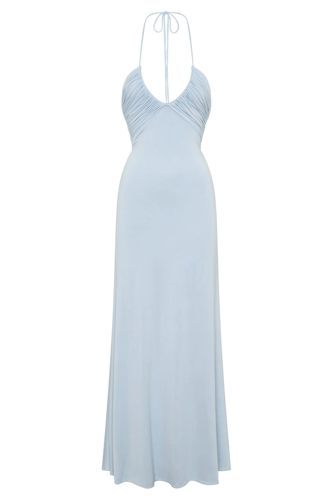 Damen Maxikleid mit raffinierter Drapierung EB
