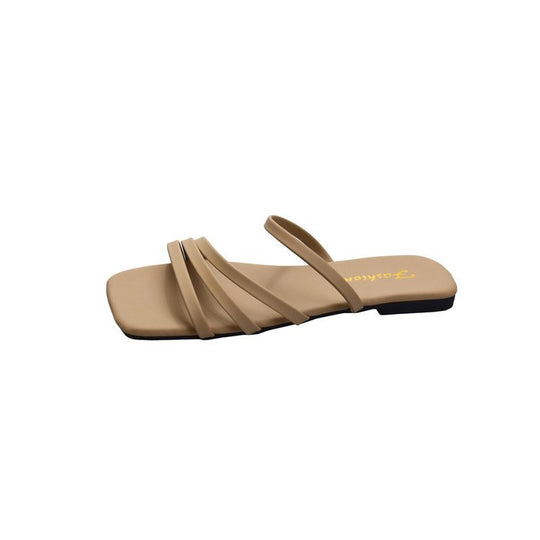 Damen elegante Riemensandalen mit komfortablem Fußbett EB