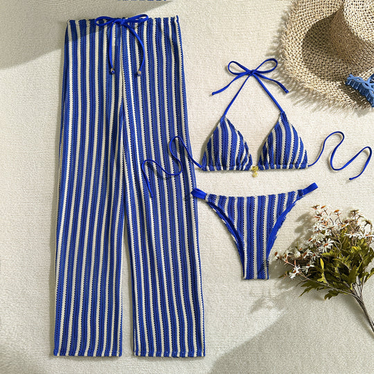 Damen Triangel-Bikini mit lässiger Hose EB