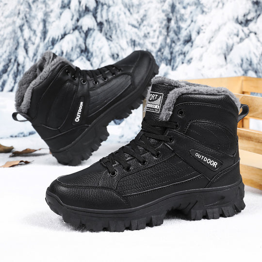 Damen Outdoor-Winterstiefel mit isolierendem Innenfutter und rutschfester Sohle EB