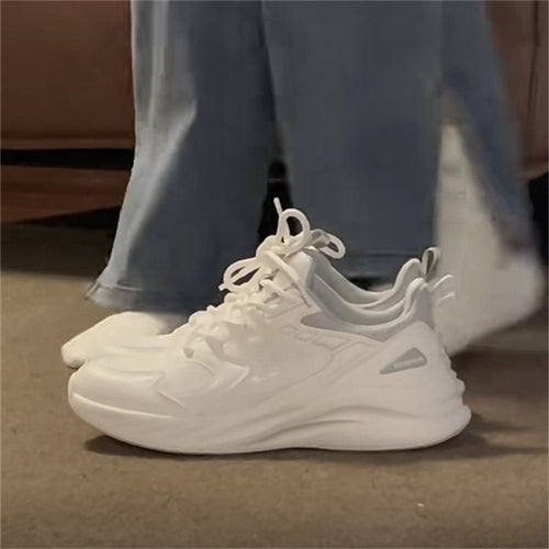 Damen Sportliche Sneakers mit atmungsaktivem Obermaterial und gepolsterter Dämpfung EB