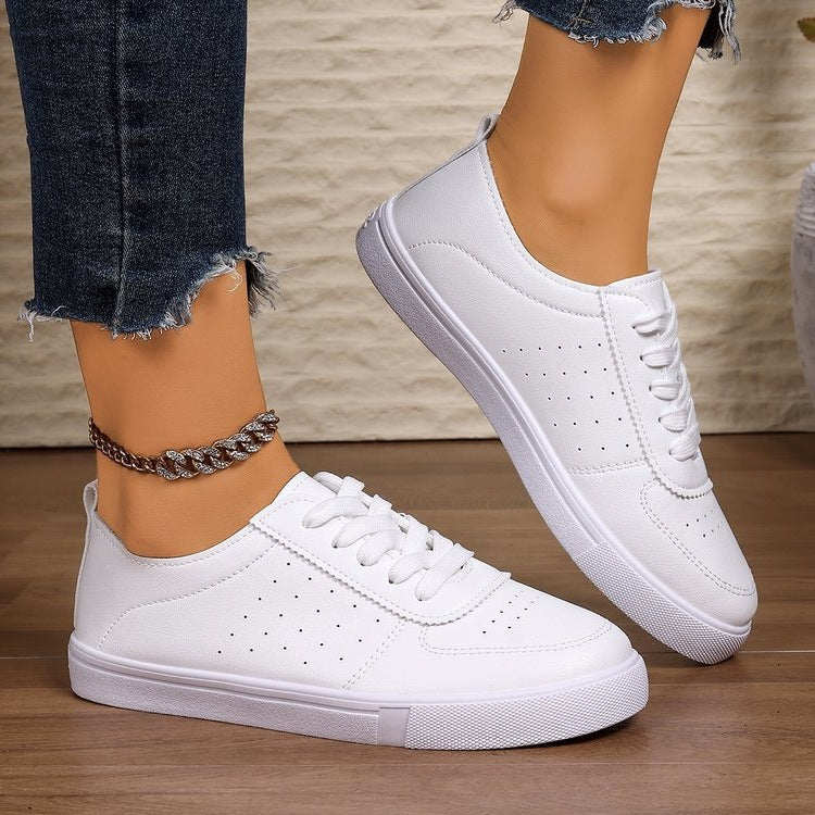 Damen komfortable Sneakers mit atmungsaktiven Perforationen EB