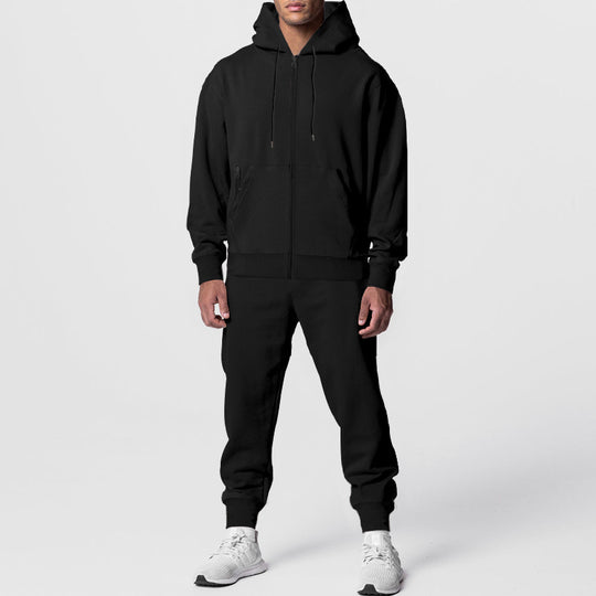 Herren sportliches Hoodie-Set mit atmungsaktiver Stofftechnologie EB