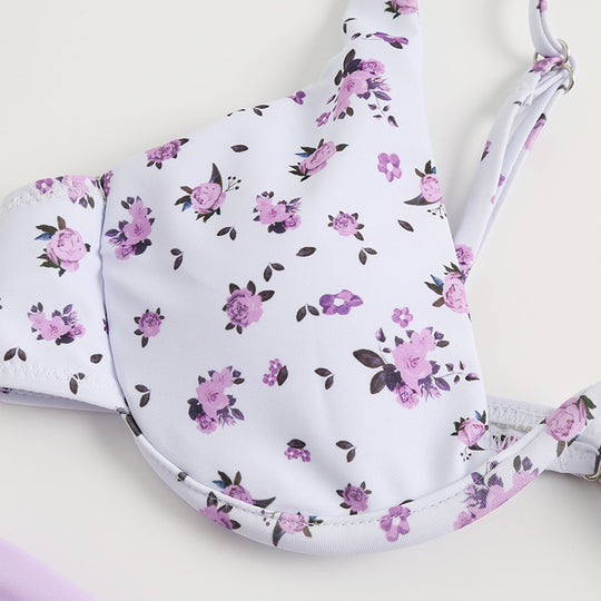 Damen Cup-Bikini-Set mit floralem Design EB