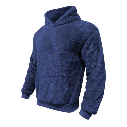 Herren kuscheliger Fleece-Hoodie EB