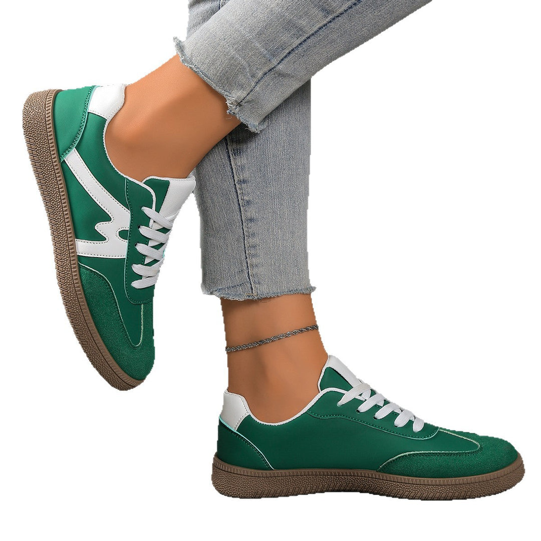Damen Sportliche Sneakers mit hochwertigem Obermaterial und dämpfender Sohle EB