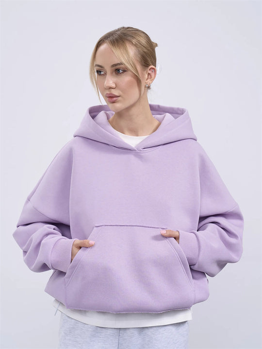 Damen oversized Kapuzenpullover EB