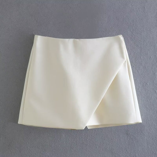 Damen modische Wickel-Shorts aus hochwertigem, elastischem Material EB