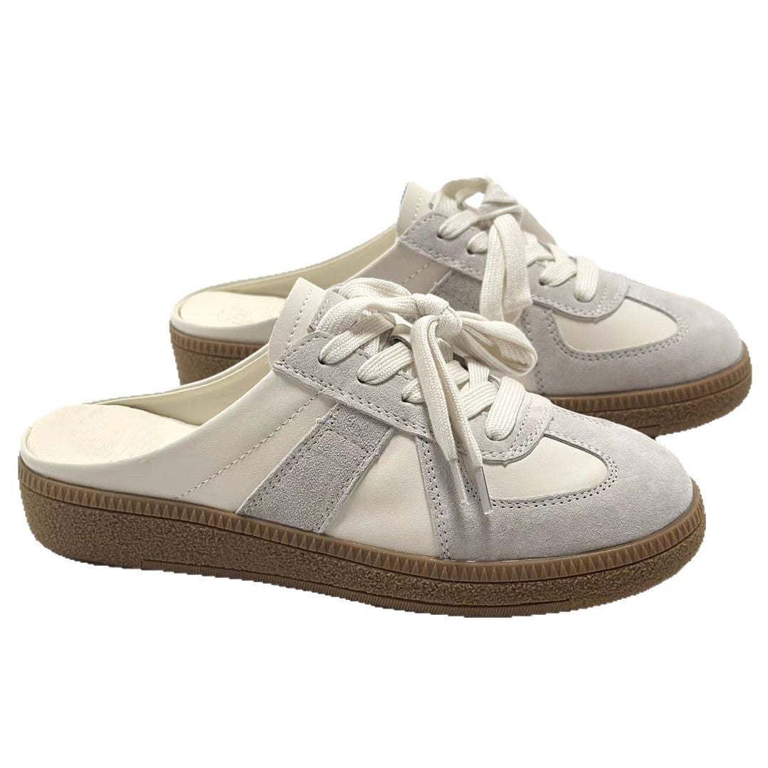 Damen Clogs mit sportlichem Schnürsystem und ergonomischem Fußbett EB