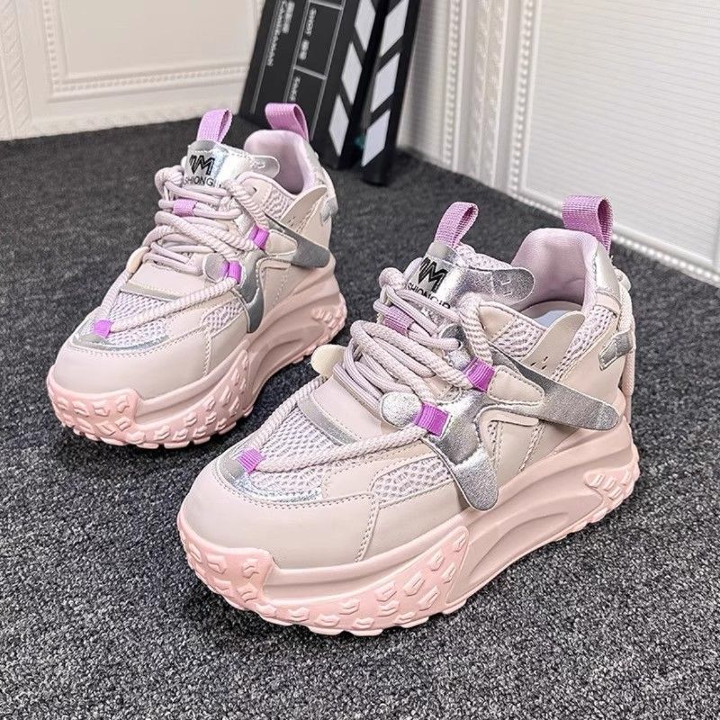 Damen Chunky Sneakers mit reflektierendem Obermaterial und innovativer Dämpfung EB