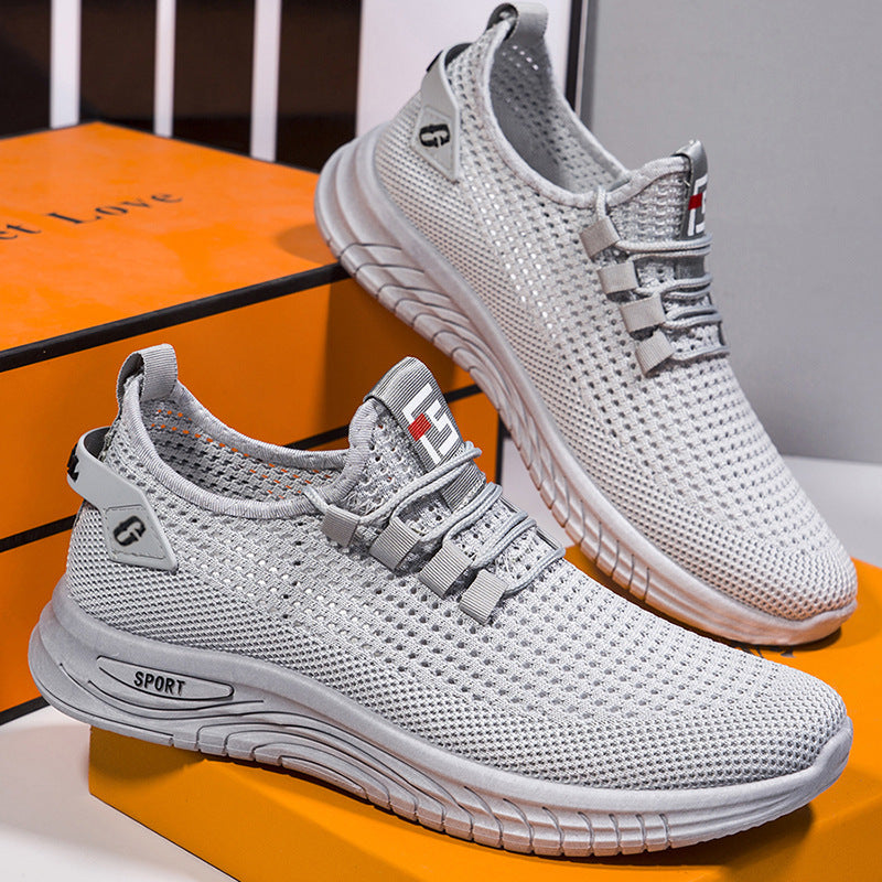 Damen Leichte Sport Sneakers mit atmungsaktivem Obermaterial und flexibler Laufsohle EB