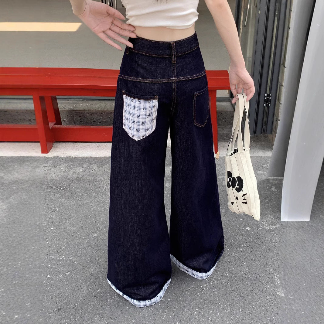Damen Weite Jeanshose EB