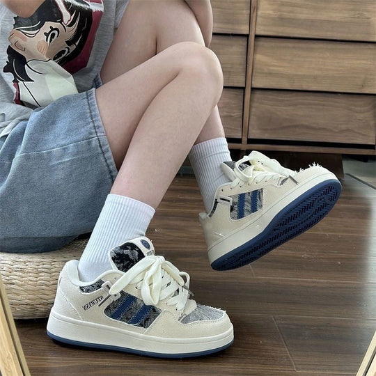 Damen Freizeit Sneakers mit verspieltem Tiermotiv und atmungsaktivem Obermaterial EB