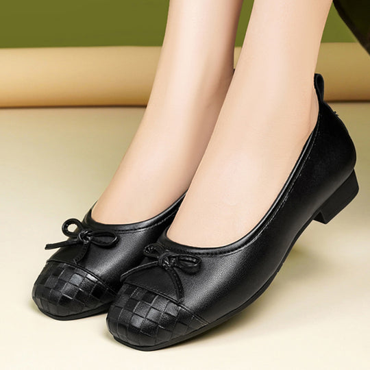 Damen Ballerinas mit modischem Rüschendetail und atmungsaktivem Innenfutter EB