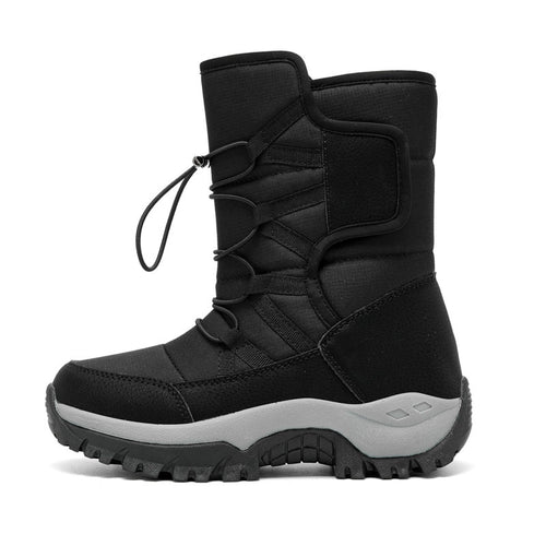 Damen isolierte Winterstiefel mit wasserdichtem Obermaterial und rutschfester Sohle EB
