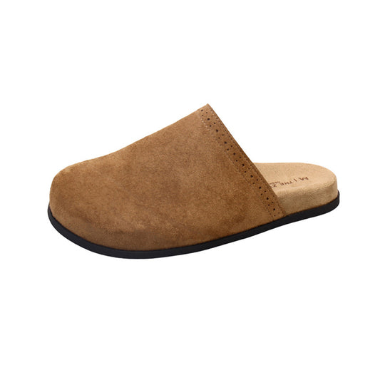 Damen Clogs aus weichem Wildleder mit ergonomischem Fußbett EB