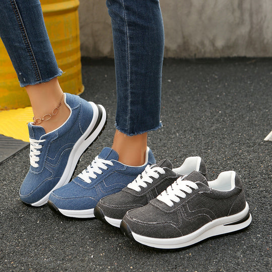 Damen Freizeit-Sneaker mit atmungsaktivem Obermaterial und dämpfender Sohle EB