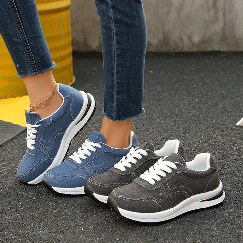 Damen Freizeit-Sneaker mit atmungsaktivem Obermaterial und dämpfender Sohle EB