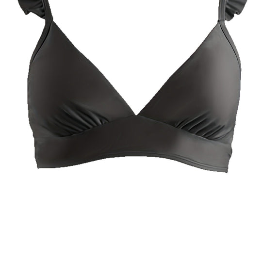 Damen Moderner Bikini mit Volant-Details EB