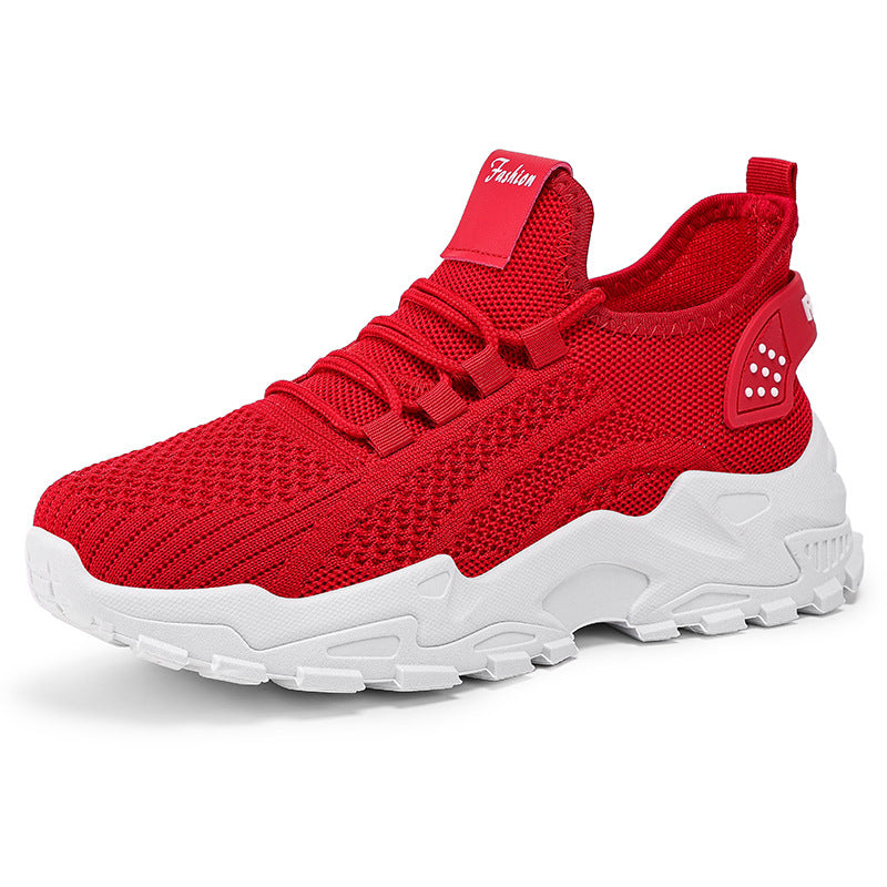 Damen Sportliche Sneaker mit atmungsaktiver Mesh-Oberfläche und rutschfestem Profil EB