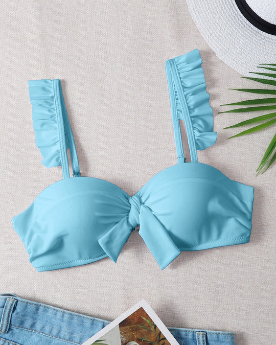 Damen Bikini-Oberteil im trendy Knoten-Design EB