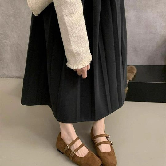 Damen Ballerinas mit stilvollen Riemchen und komfortabler Sohle EB