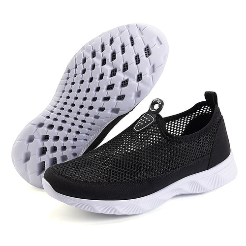 Damen Sportliche und atmungsaktive Slip-On Sneakers EB