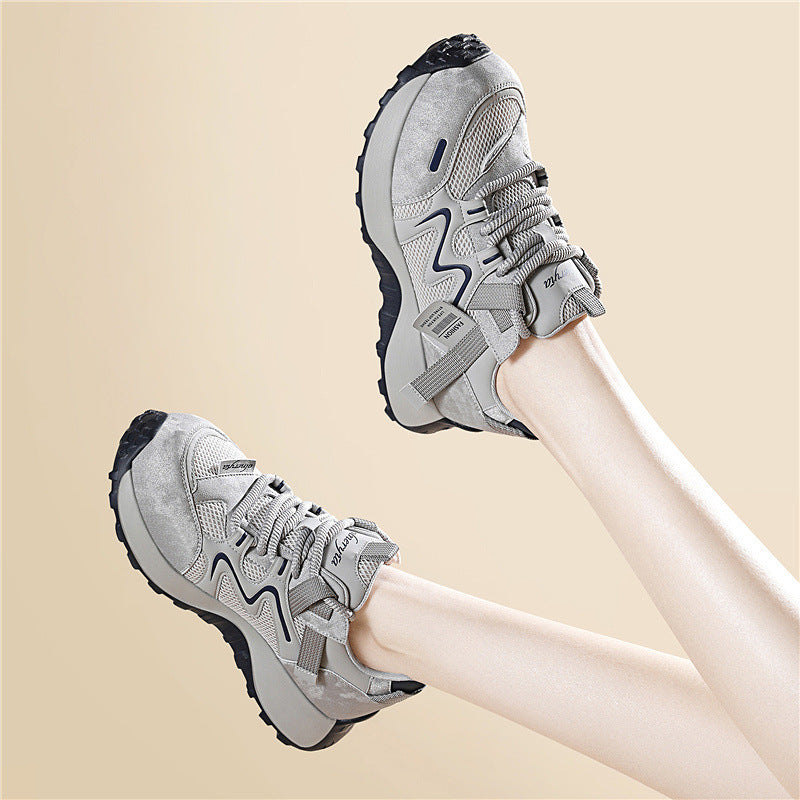 Damen Lauf- und Freizeitsneaker mit atmungsaktivem Obermaterial und rutschfester Sohle EB