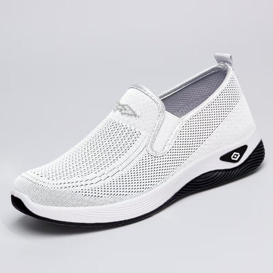 Damen Atmungsaktive Slip-On Sneakers mit flexiblem Design EB