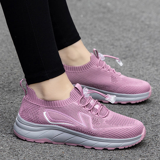 Damen Atmungsaktive Sneaker mit schnellem Schnellschnürsystem EB
