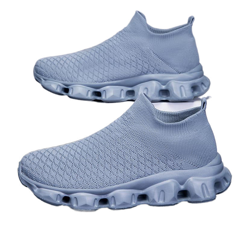 Damen Atmungsaktive Strick-Laufschuhe mit rutschfester Sohle EB