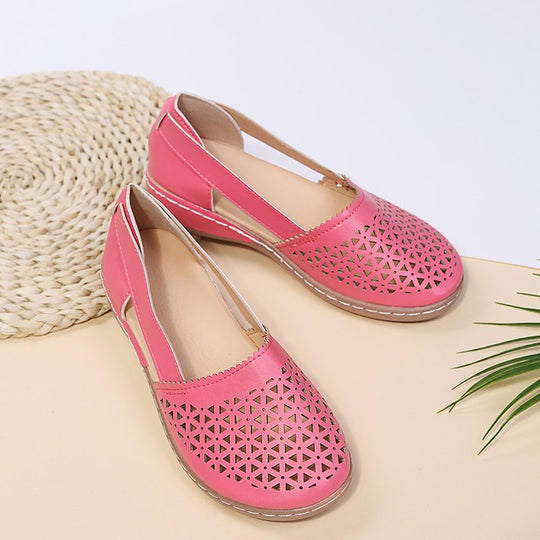 Damen Luftige Clogs mit besonders atmungsaktivem Lochdesign und komfortabler Laufsohle EB