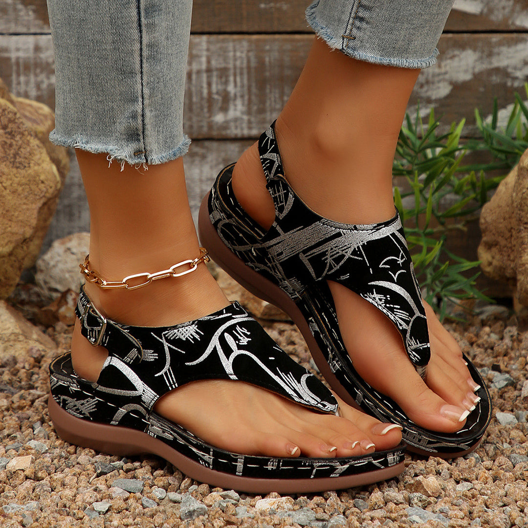 Damen Komfortable Freizeit-Sandalen EB