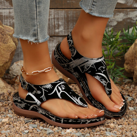 Damen Komfortable Freizeit-Sandalen EB