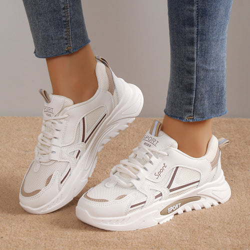 Damen Sportliche Sneakers mit ergonomischer Dämpfung und atmungsaktiver Oberfläche EB