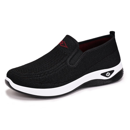 Damen nan atmungsaktiver gestrickter Slip-On Freizeitschuh mit dämpfender EVA-Sohle EB