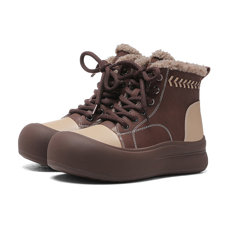Damen Bequeme Winterstiefel mit wärmendem Innenfutter EB