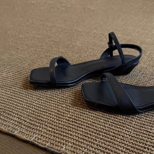 Damen elegante Sandalen mit modischem Riemchendesign und weichem Fußbett EB