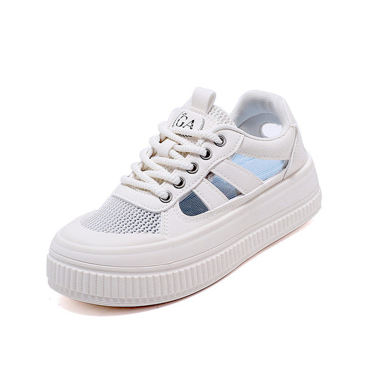Damen Modische Sneaker mit luftiger Mesh-Oberfläche und flexiblem Sohlenprofil EB