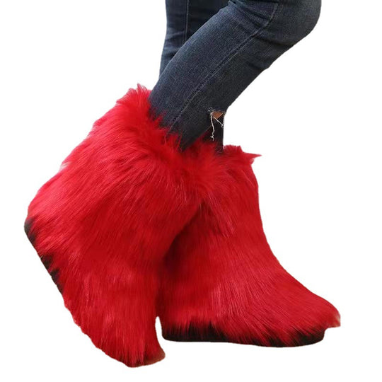 Damen Winterstiefel mit kuscheligem Kunstfell-Futter und rutschfester Sohle EB