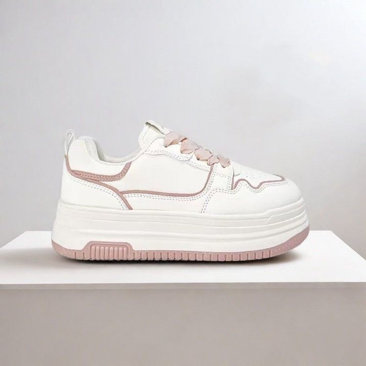 Damen Sportliche Plateau-Sneaker mit bequemer Dämpfung EB