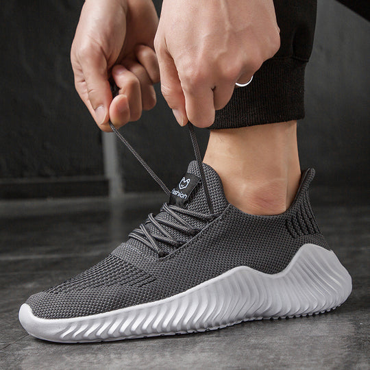Damen Sportliche Sneaker mit elastischer Knöchelpartie und rutschfester Sohle EB