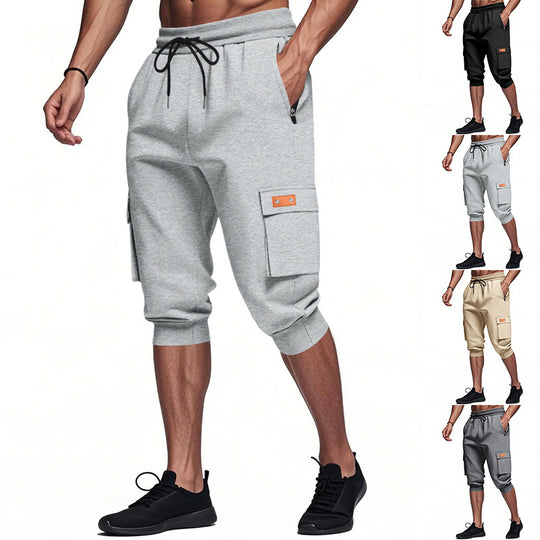 Herren Cargo-Shorts mit elastischem Bund und praktischen Seitentaschen EB