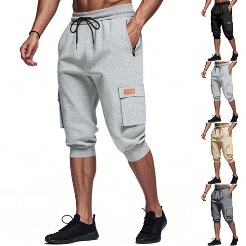 Herren Cargo-Shorts mit elastischem Bund und praktischen Seitentaschen EB