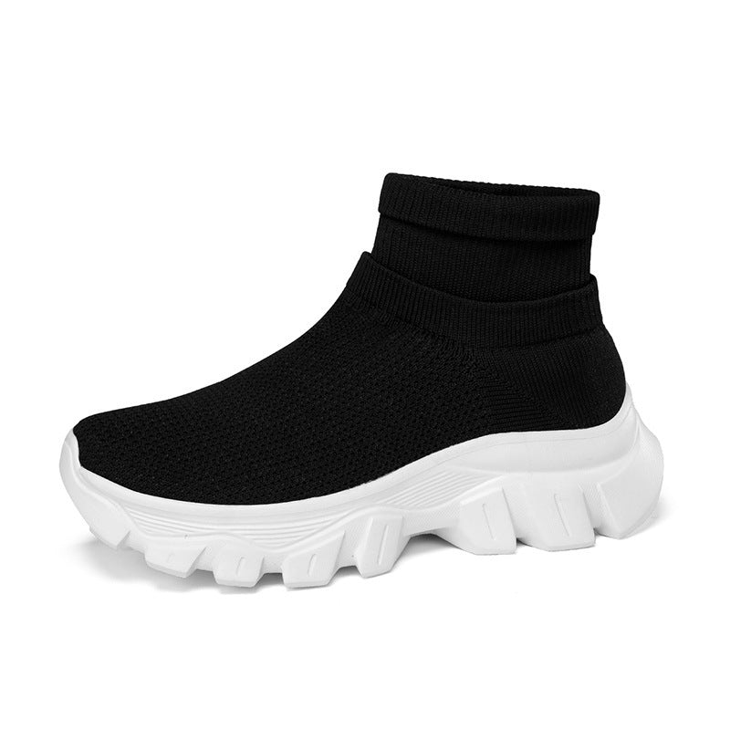 Damen Hochleistungs-Laufschuhe mit atmungsaktiver Strick-Oberfläche und rutschfester Sohle EB