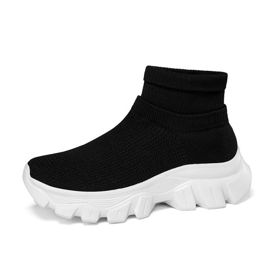 Damen Hochleistungs-Laufschuhe mit atmungsaktiver Strick-Oberfläche und rutschfester Sohle EB