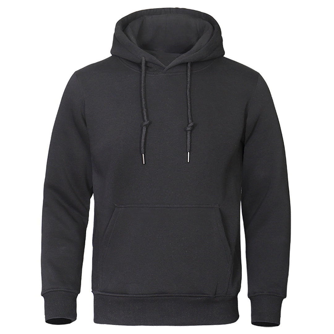 Unisex Premium-Kapuzenpullover mit extra hohem Kragen, Kängurutasche und gebürstetem Innenfutter EB