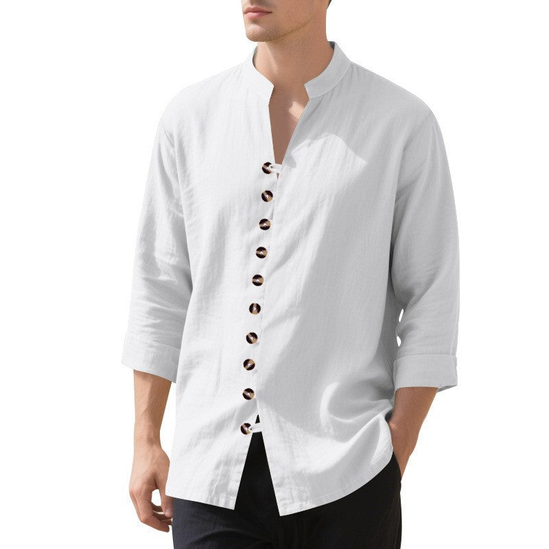 Herren Hemd mit innovativem Designschnitt und hochwertigen Materialien EB