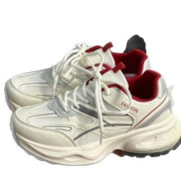 Damen Sportliche Lifestyle Sneakers mit atmungsaktivem Mesh-Obermaterial EB
