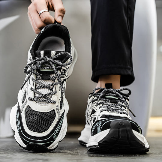 Damen Sportliche Leichtrittsneakers mit atmungsaktiver Mesh-Oberfläche und ergonomischem Design EB
